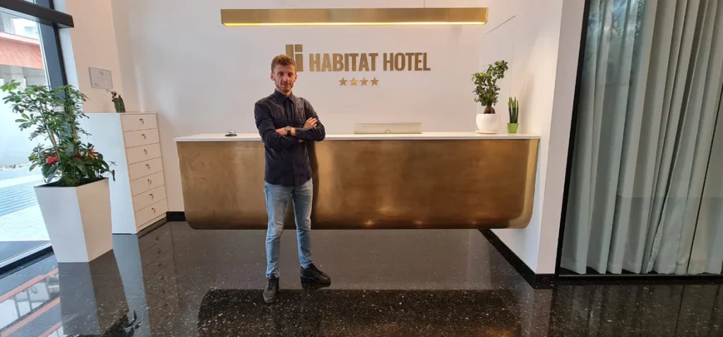 Professional lighting according to the architect of "Habitat Hotel", Klajdi Beja