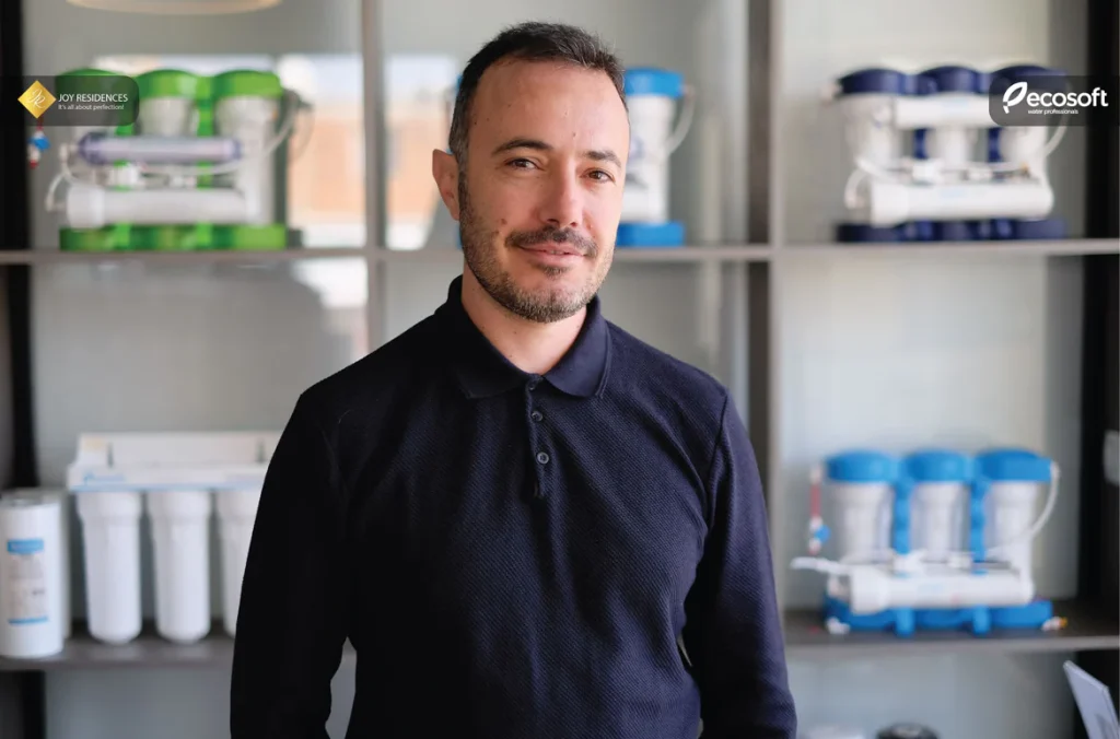 The importance of equipping residential complexes with water purifiers and filters. Conversation with Erald Resnja, project and distribution manager for Ecosoft.